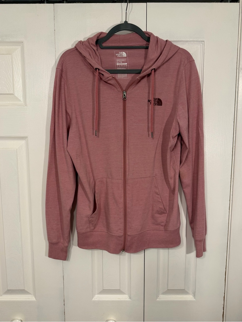 The North Face Full Zip Hoodie XL Pink